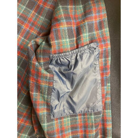 Vintage Pendleton Men’s Bomber Jacket Size XLarge Navy Blue Pure Virgin Wool - Picture 7 of 11